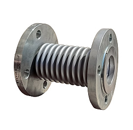 Компенсатор сильфонный фланцевый стальной с внутренней вставкой, L30, PN16, Ду 25