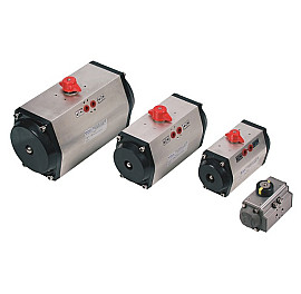 Пневмопривод одностороннего действия