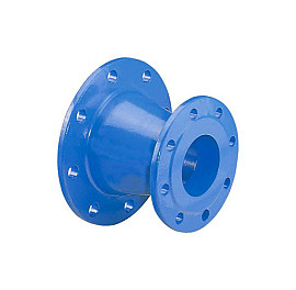 Переход чугунный фланцевый, PN16, Ду 100х50, L200