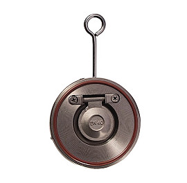 Зворотній клапан міжфланцьовий нержавіючий відкидний (хлопавка), PN16, Ду 40