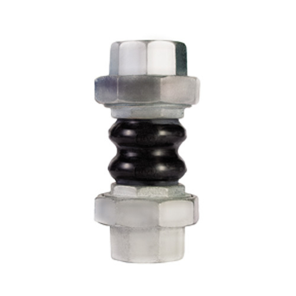 Вибровставка резьбовая чугунная, EPDM, PN16, Ду15