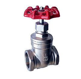 Засувка муфтова нержавіюча, PN16, Ду 15