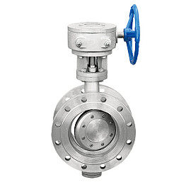 Затвор дисковый поворотный фланцевый стальной, диск-сталь, сталь, PN16, Ду 50