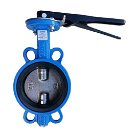 Затвор дисковый поворотный межфланцевый чугунный, диск-чугун GGG40, EPDM, PN16, Ду 50