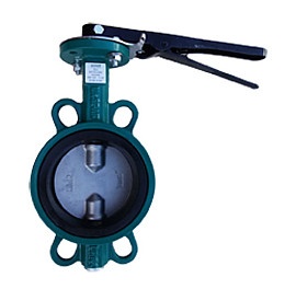 Затвор дисковый поворотный межфланцевый чугунный, диск-нж сталь 304, EPDM, PN16, Ду 50