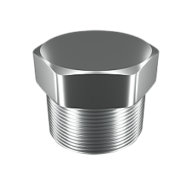 Заглушка нержавеющая внешняя резьба, Ду10